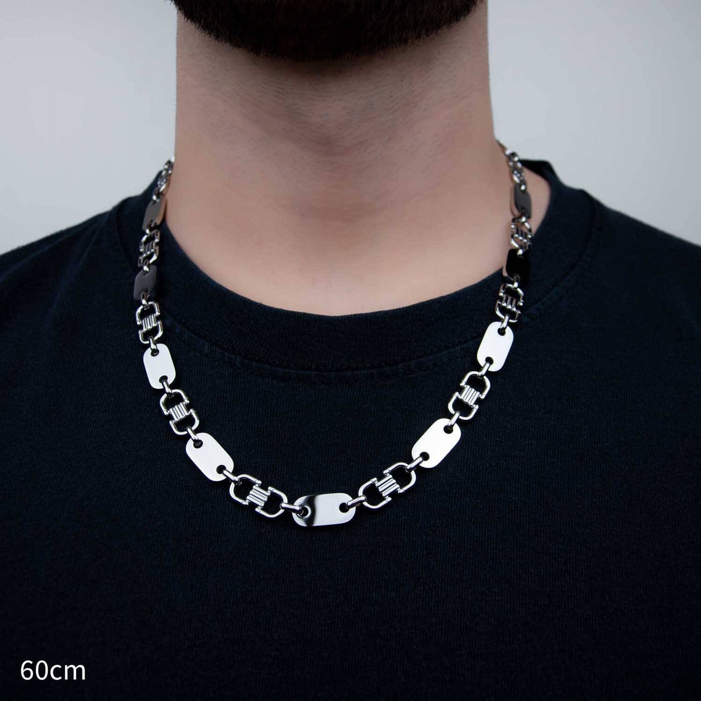 Plattenkette 10mm - Edelstahl