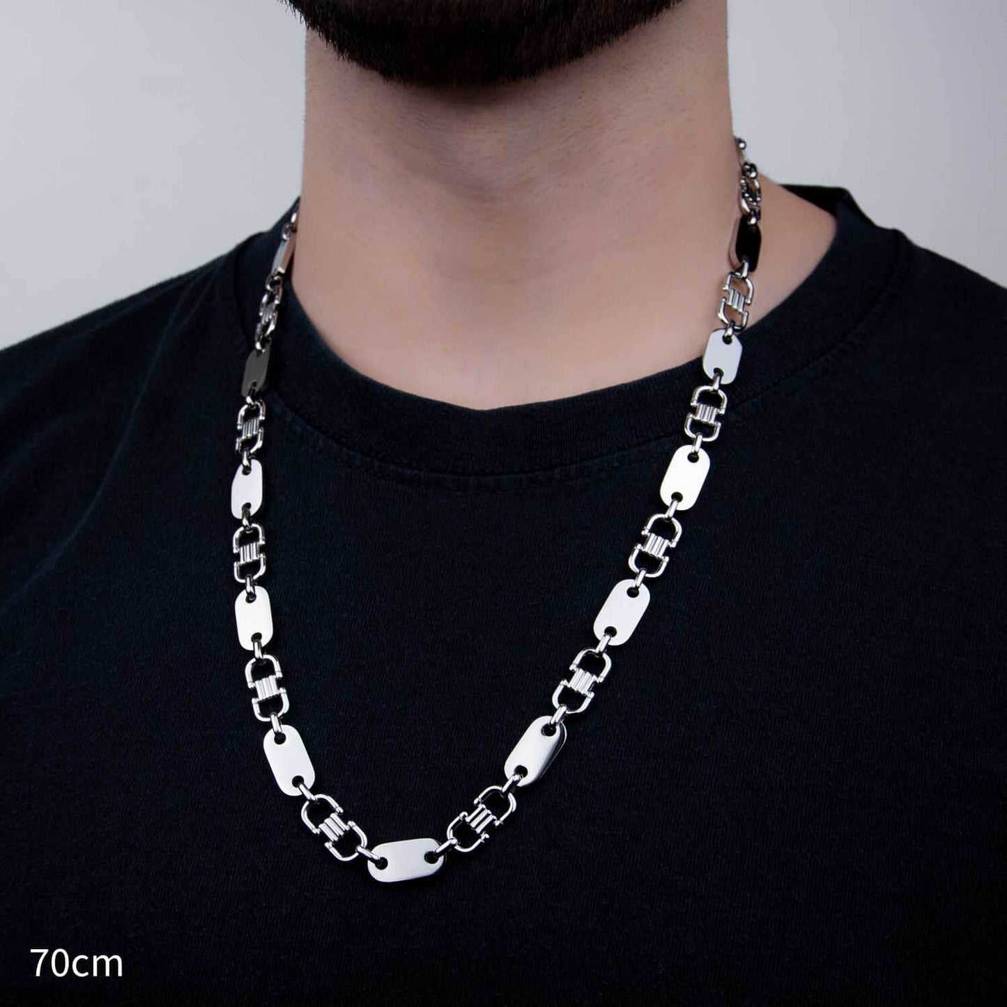 Plattenkette 10mm - Edelstahl