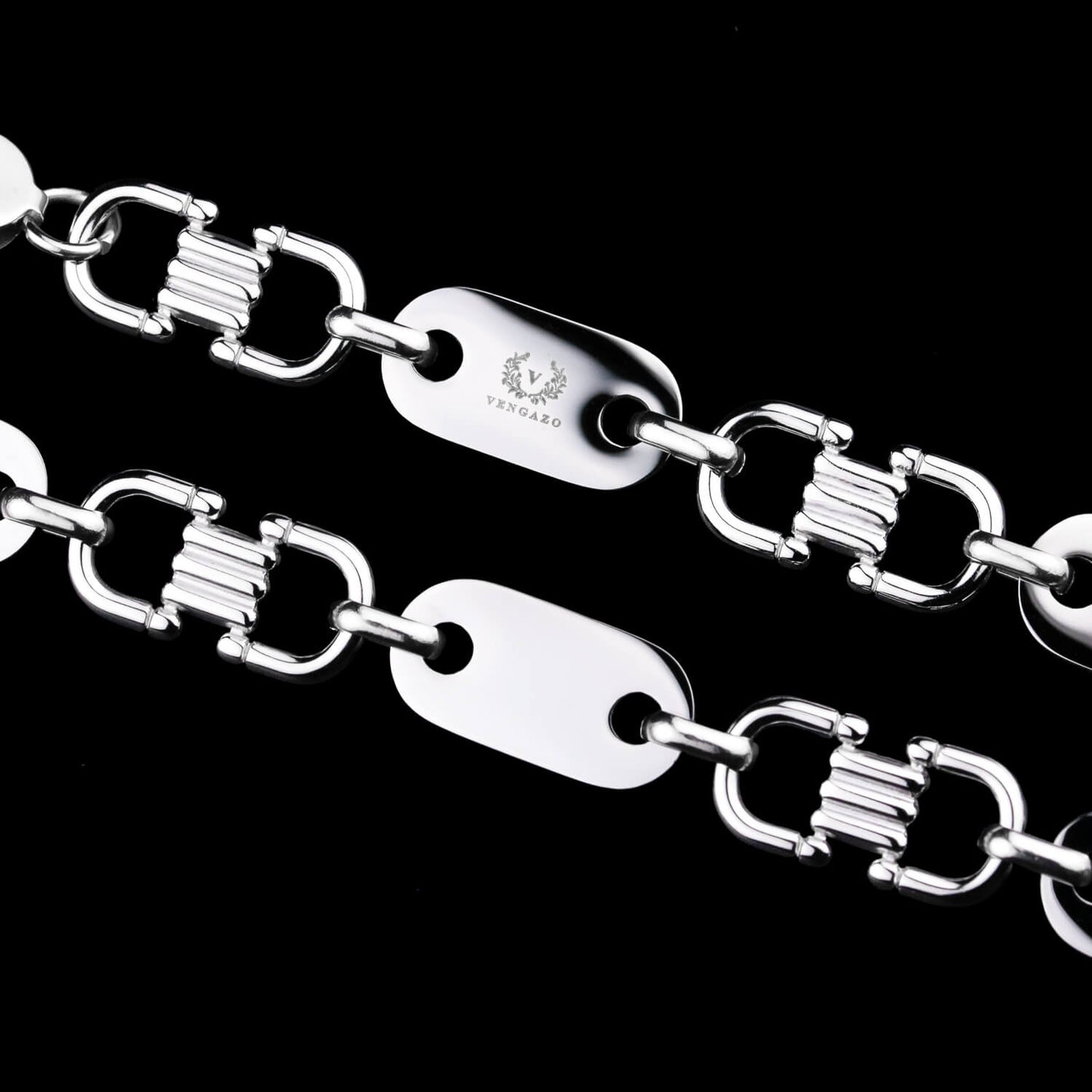Plattenkette 10mm - Edelstahl