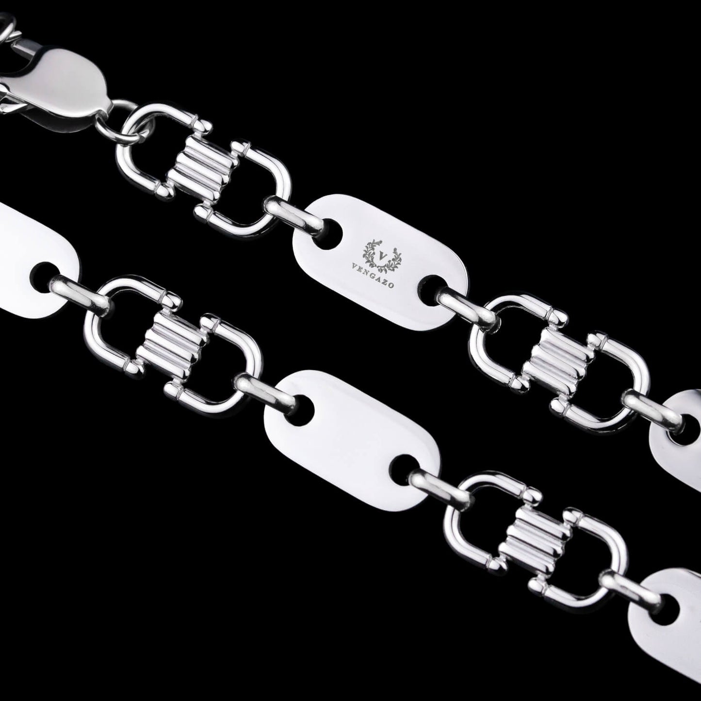 Plattenkette 10mm - Edelstahl