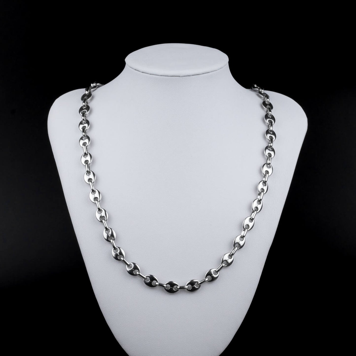 Bohnenkette 8mm - Edelstahl
