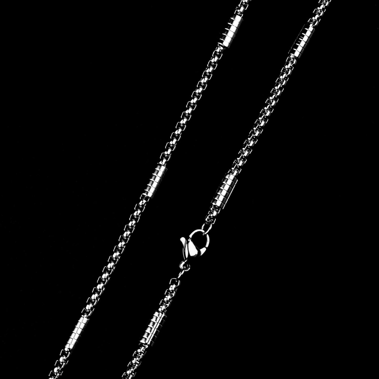 Box - Zylinder Kette 3mm - Edelstahl