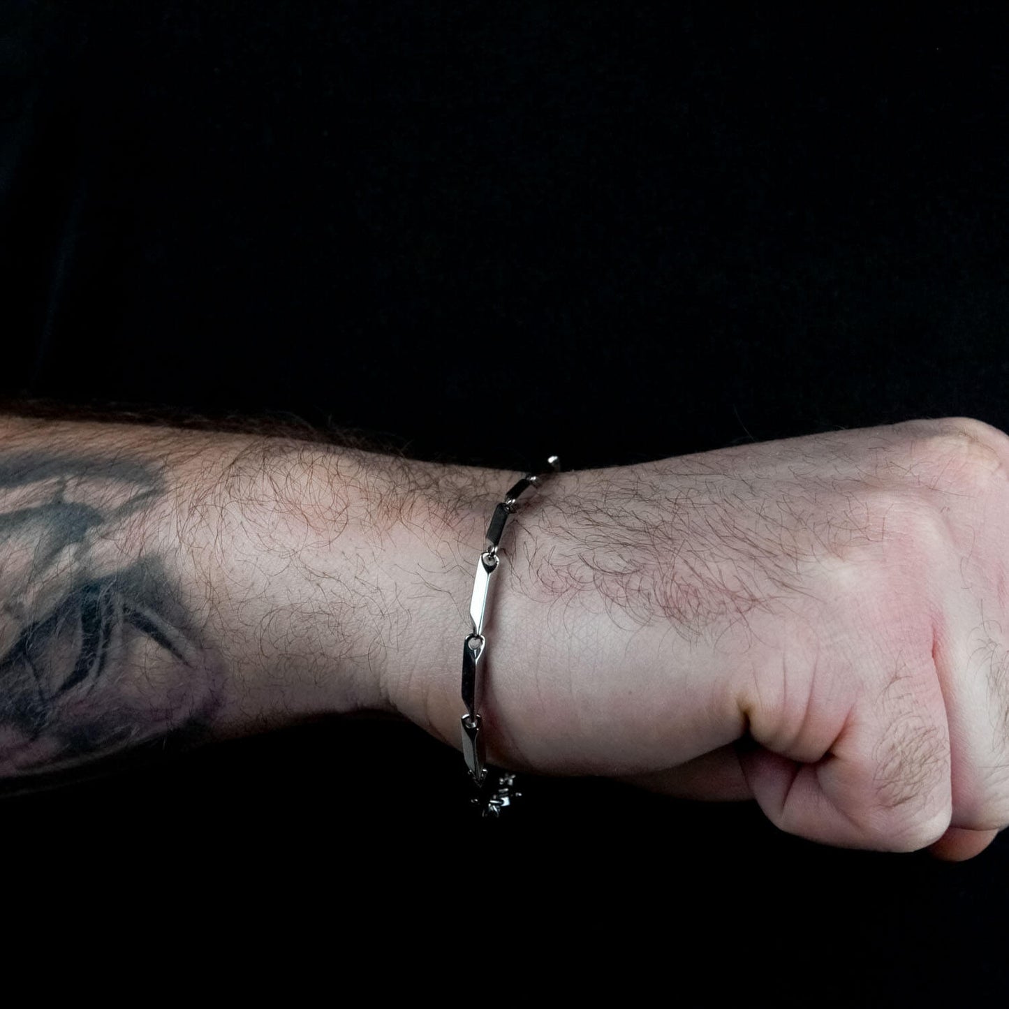 Bullet Armband 3mm - Edelstahl