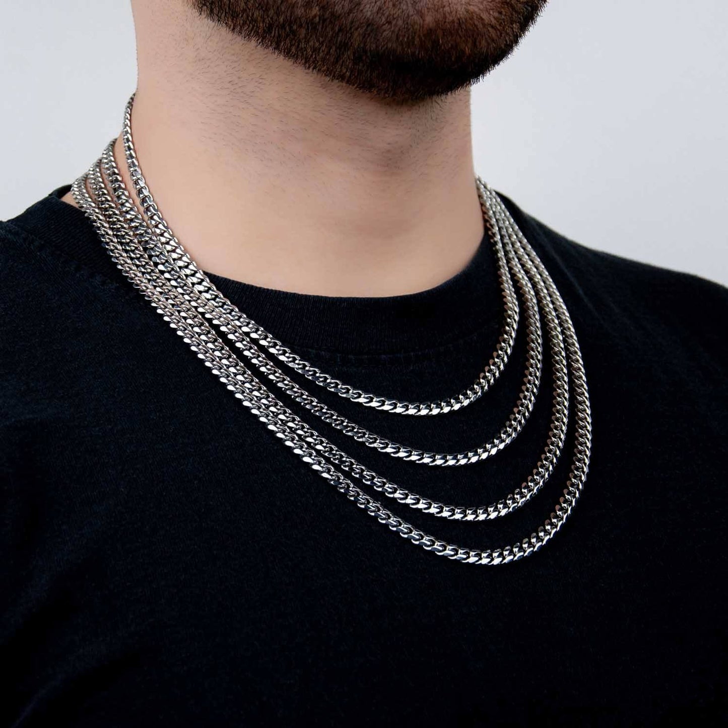 Cuban Link 6-Side 6mm - Edelstahl