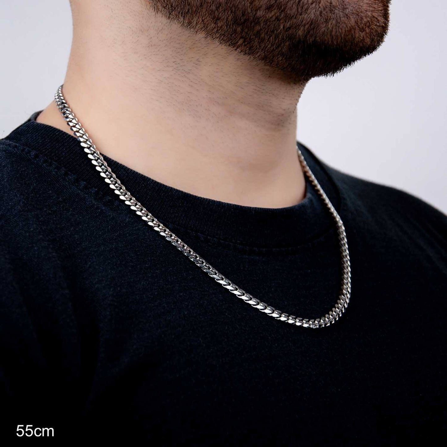 Cuban Link 6-Side 6mm - Edelstahl