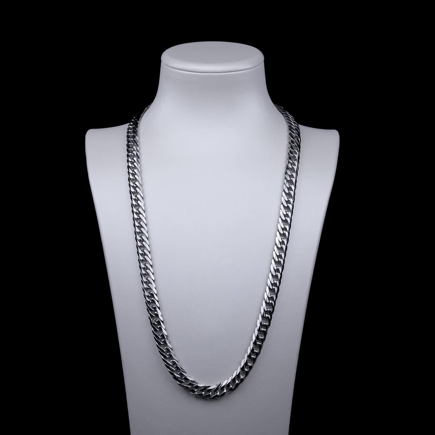 Cuban Link 6-Side Lobster-Verschluss 10mm - Edelstahl