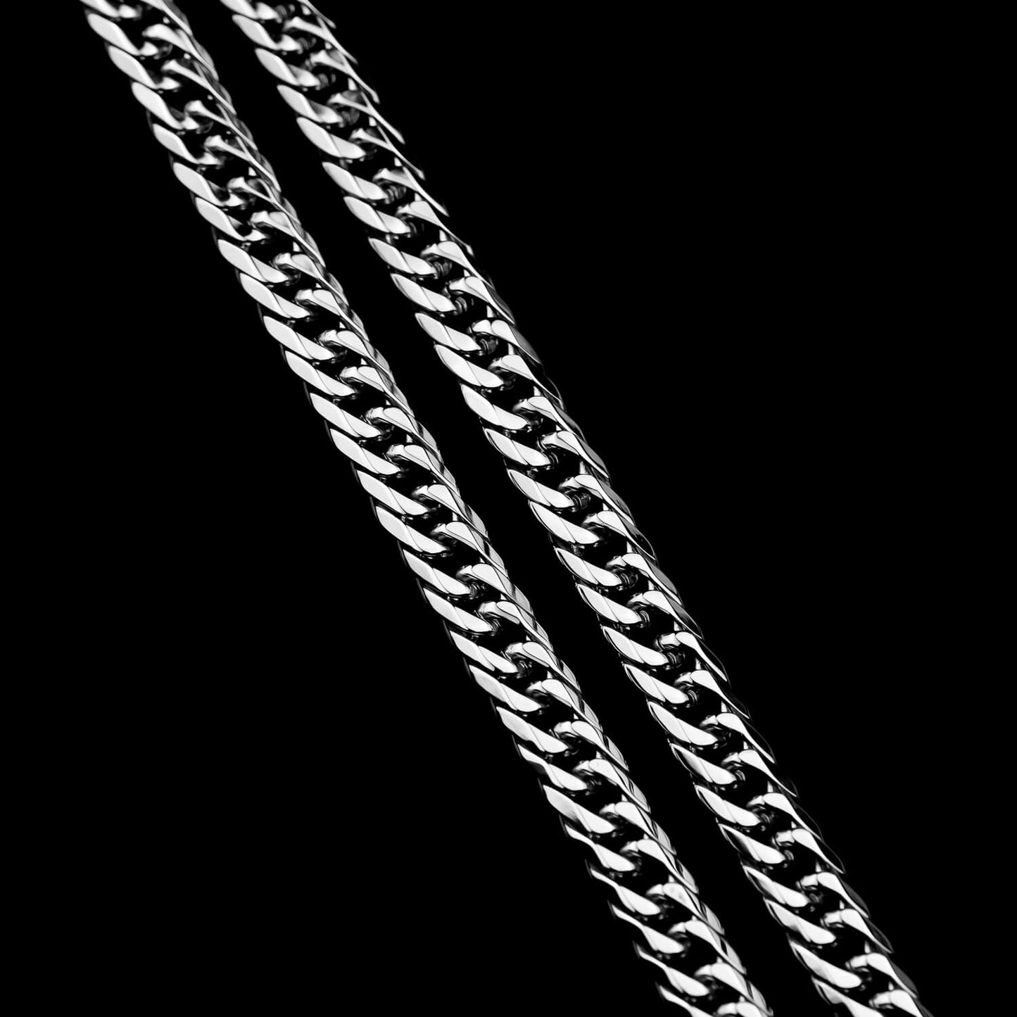 Cuban Link 6-Side Lobster-Verschluss 10mm - Edelstahl