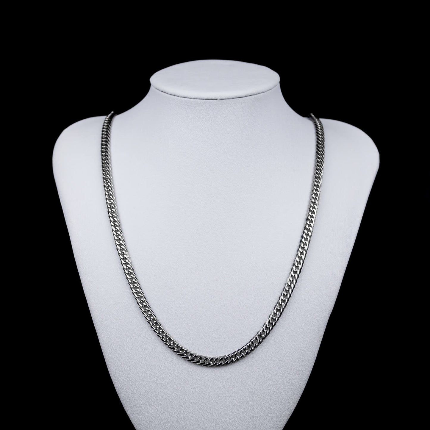 Cuban Link 6-Side Lobster-Verschluss 6mm - Edelstahl