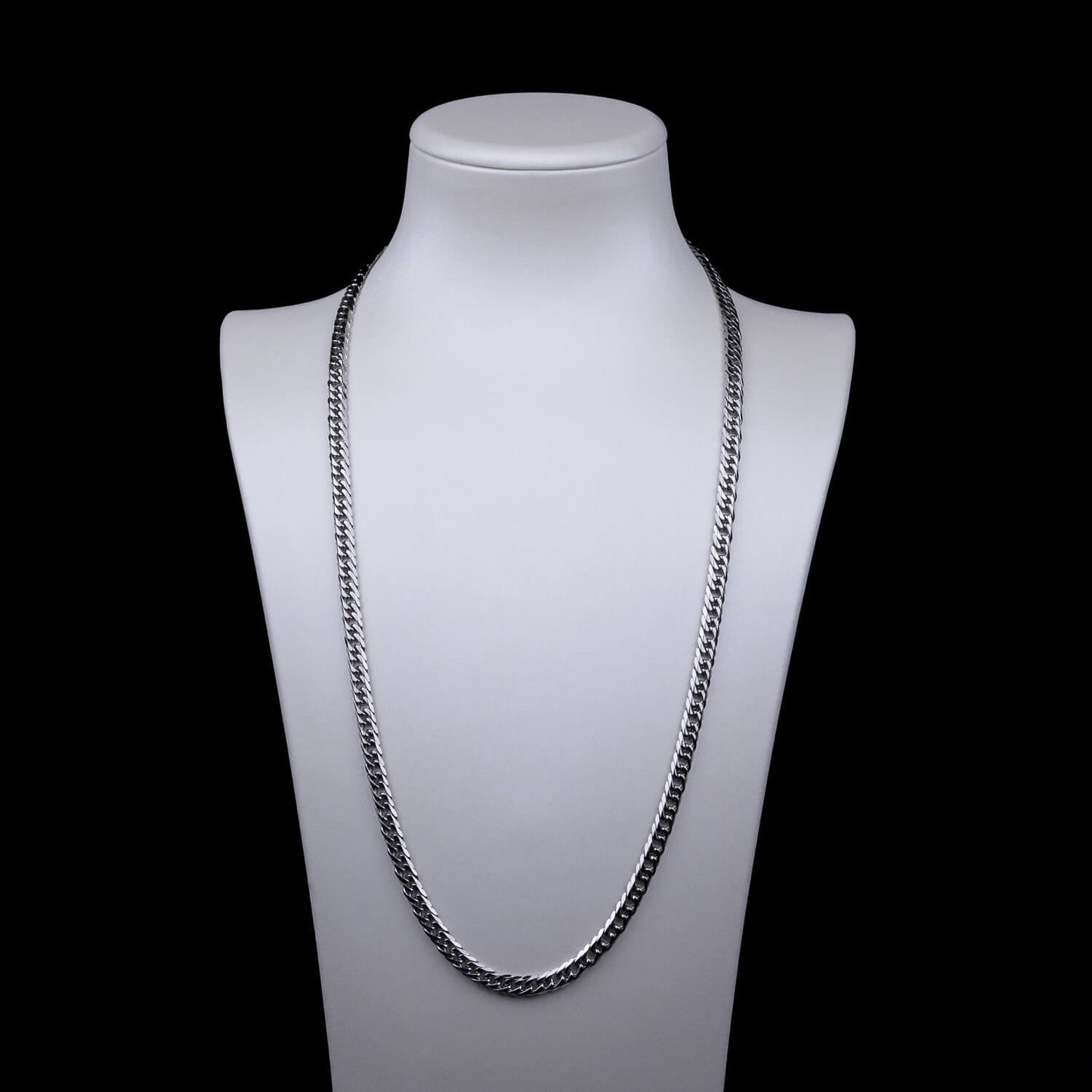 Cuban Link 6-Side Lobster-Verschluss 6mm - Edelstahl