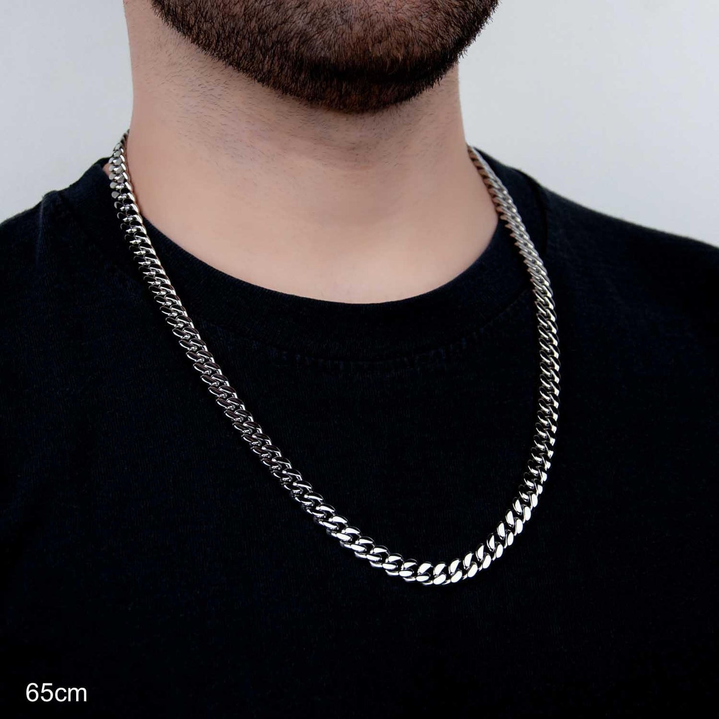 Cuban Link Curb 9mm - Edelstahl