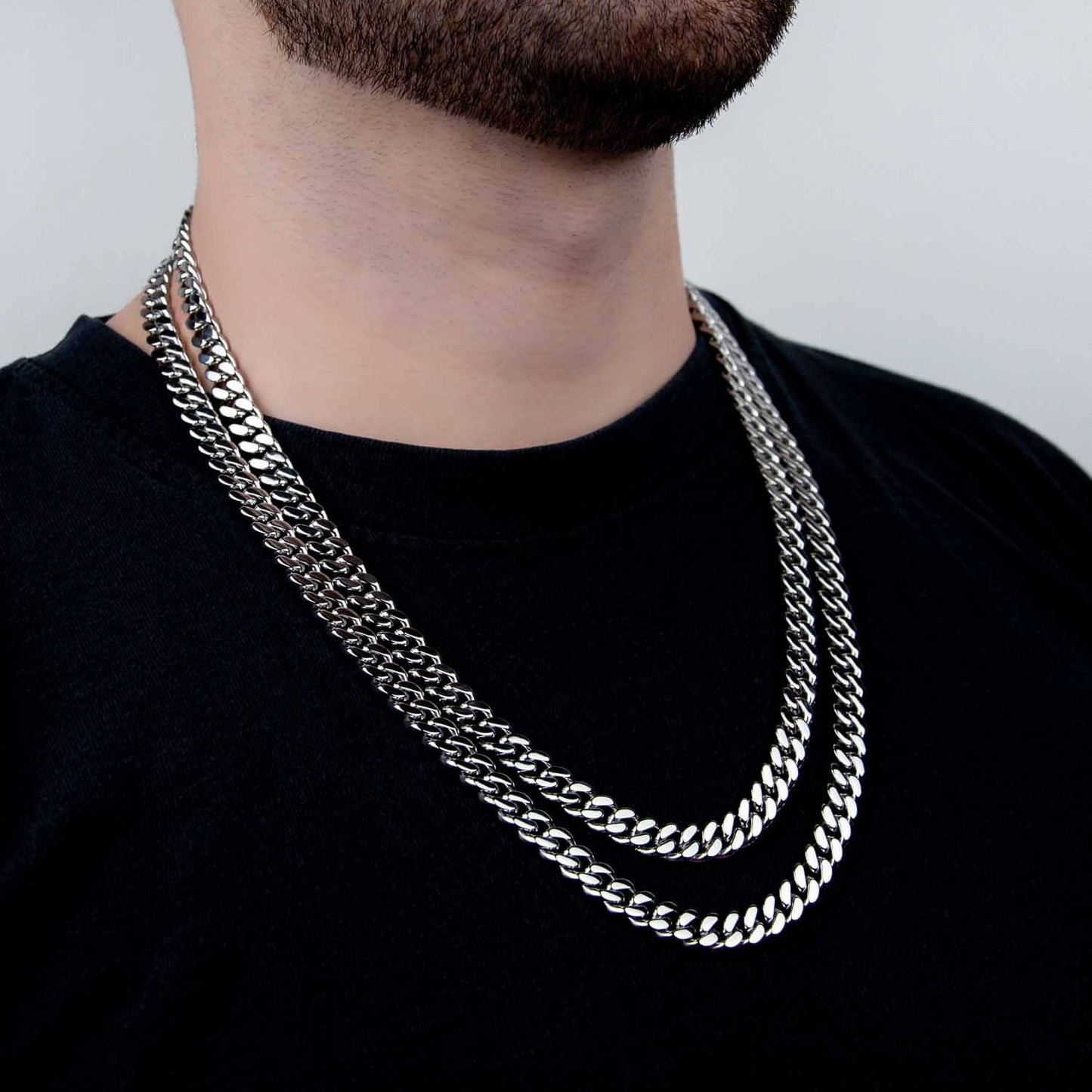 Cuban Link Curb 9mm - Edelstahl