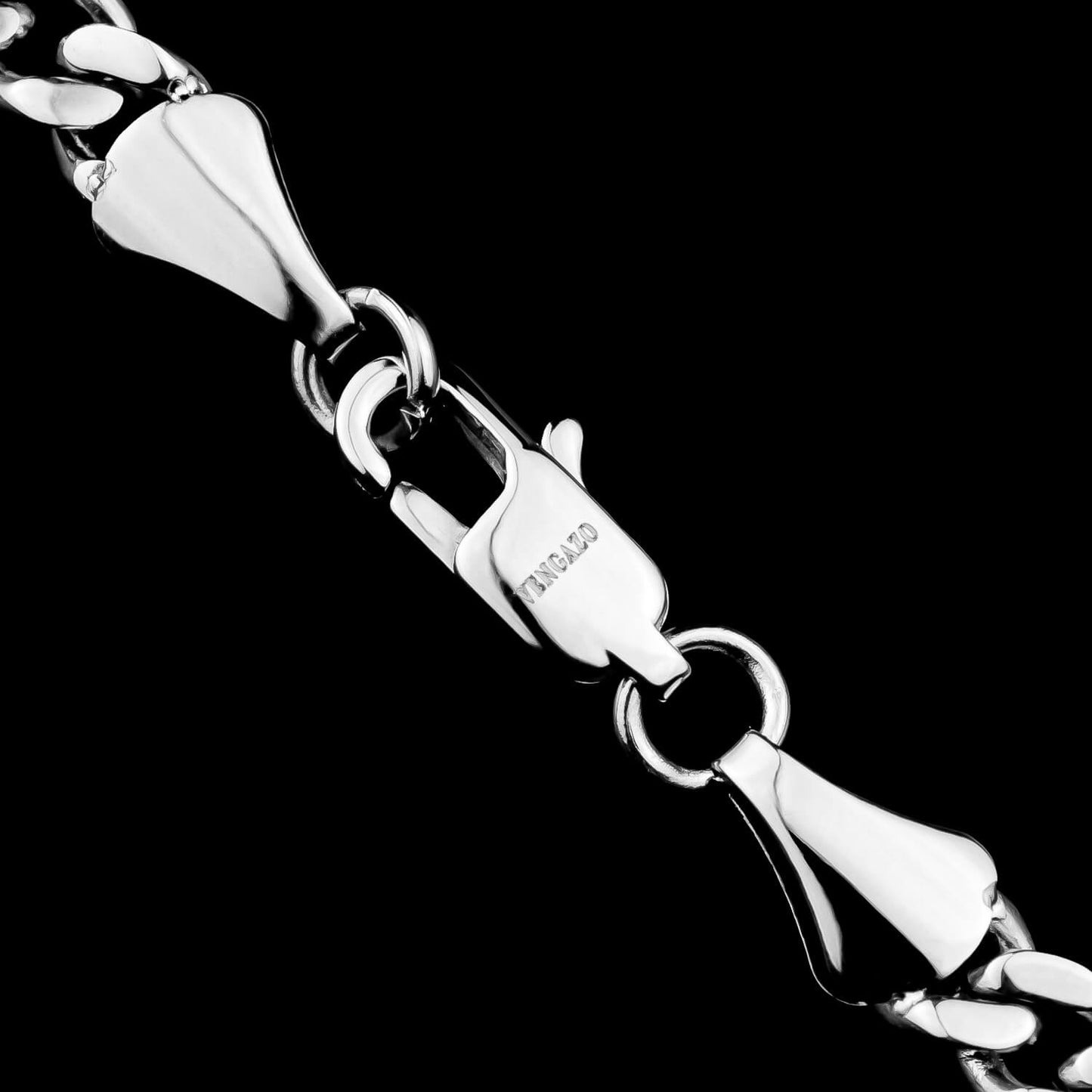 Cuban Link Curb Armband 5mm - Edelstahl