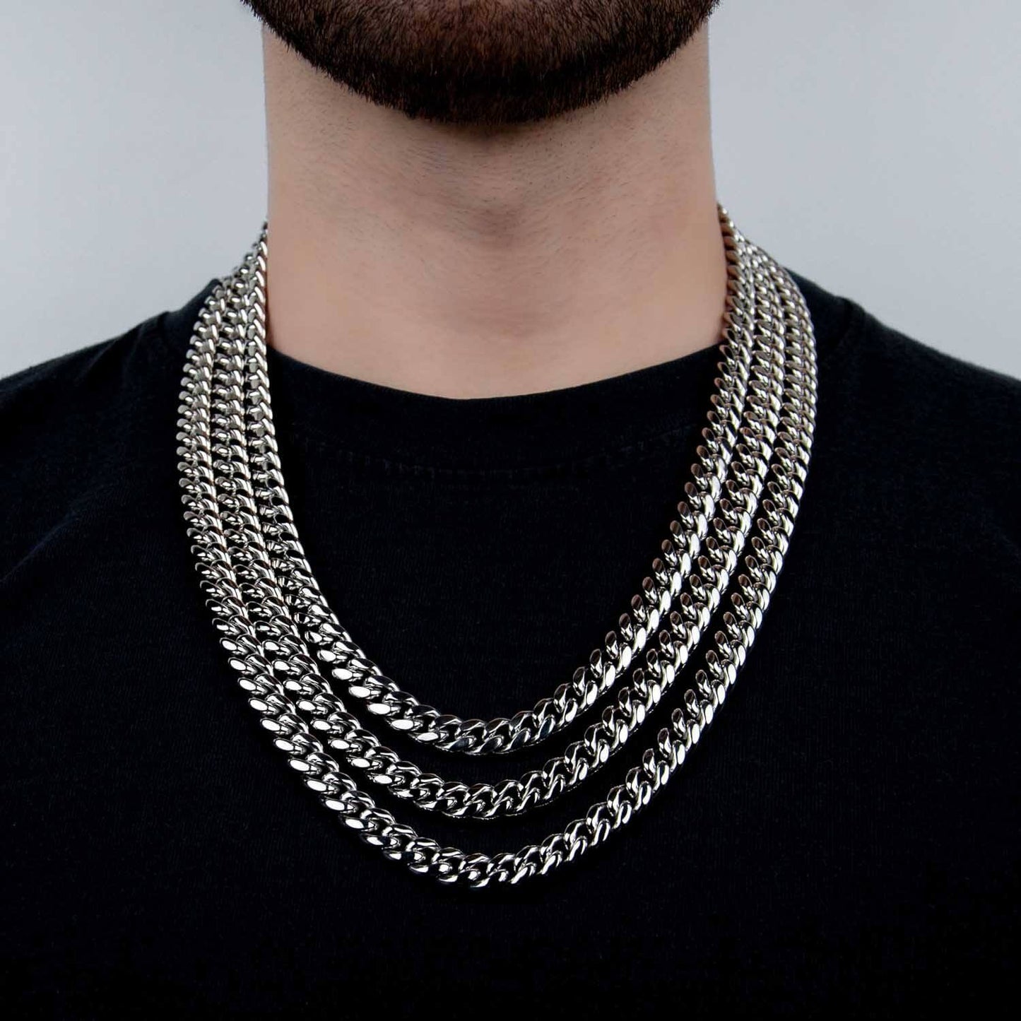 Cuban Link Round 10mm - Edelstahl