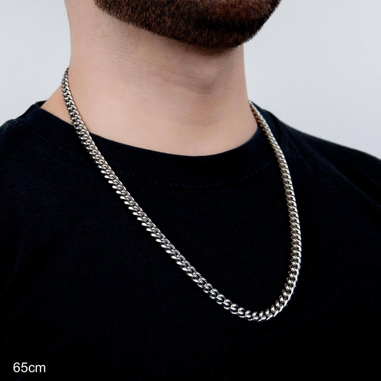 Cuban Link Round 8mm - Edelstahl