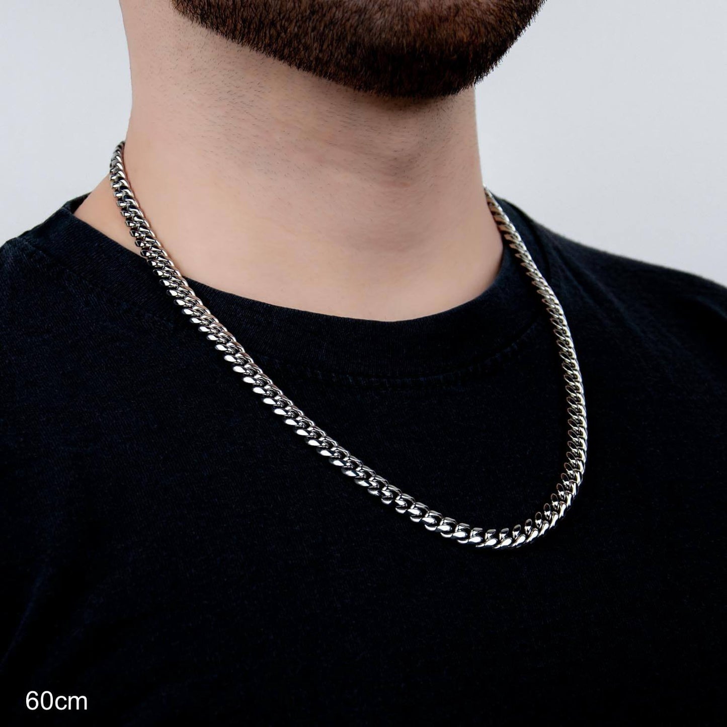 Cuban Link Round 8mm - Edelstahl