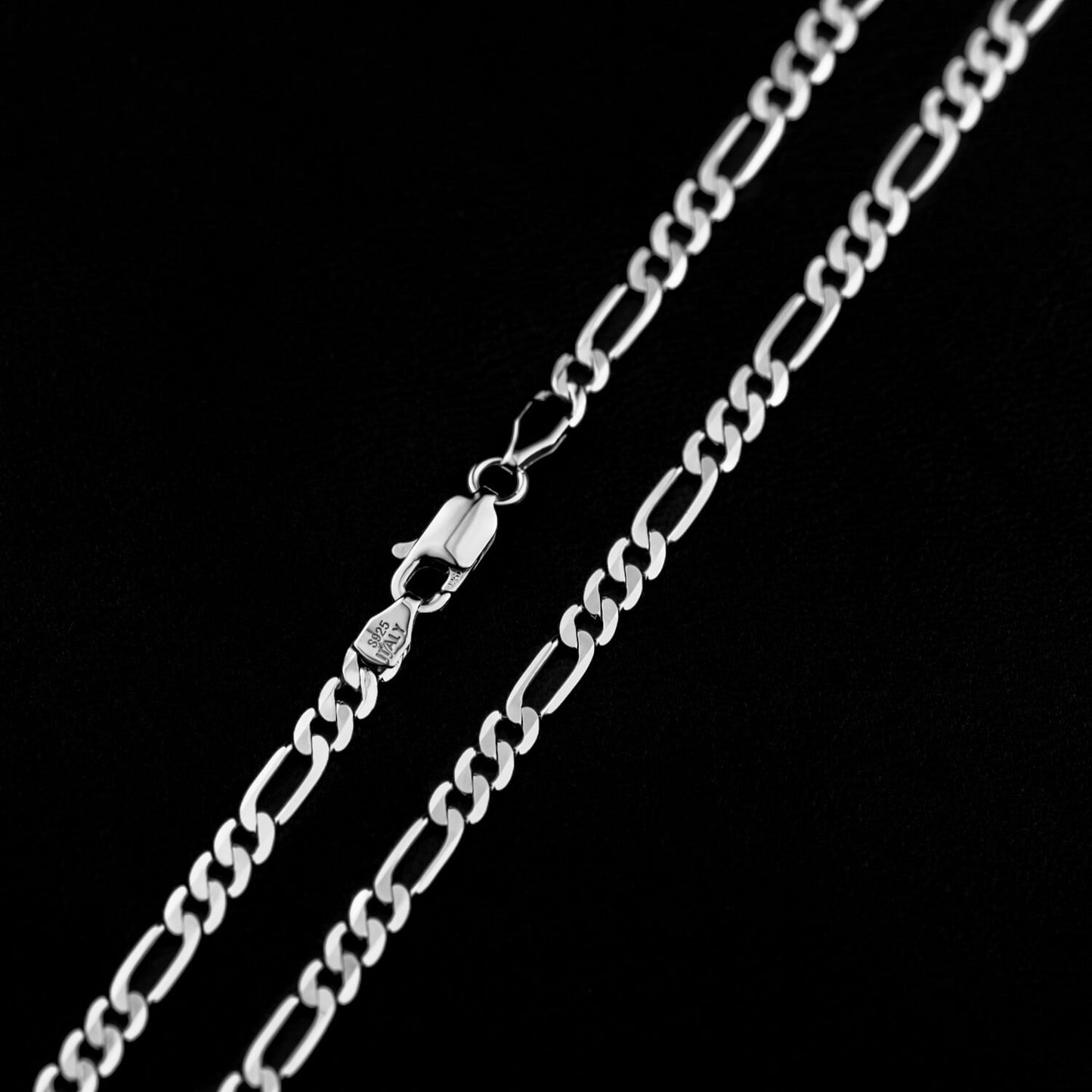 Figarokette 3,3mm - 925 Silber