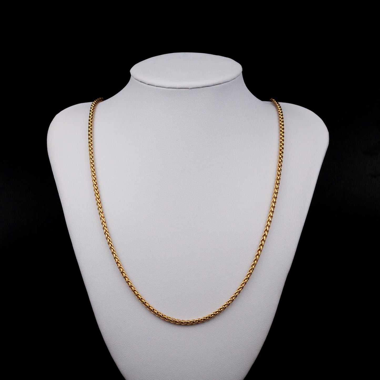 Keel Chain 3mm - Edelstahl, 18k vergoldet