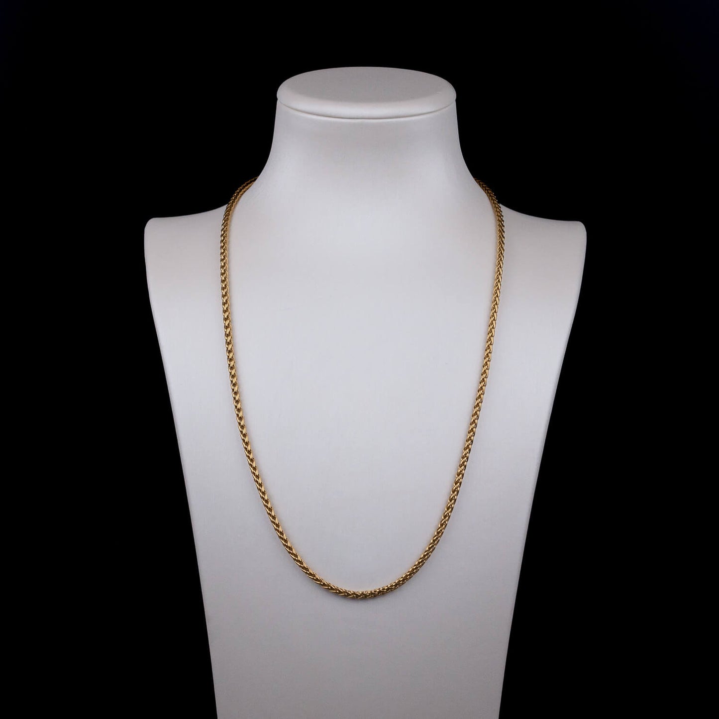 Keel Chain 3mm - Edelstahl, 18k vergoldet