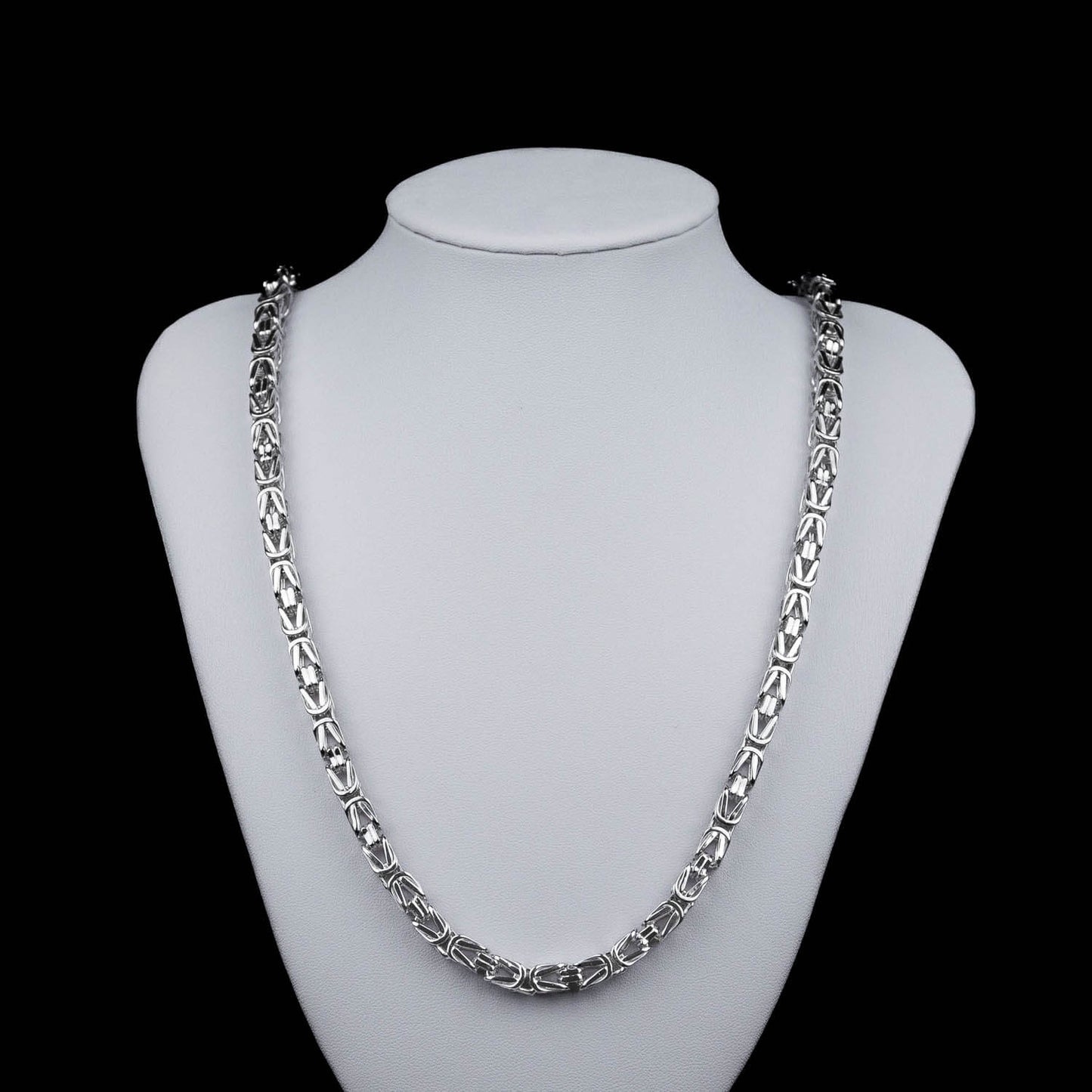 Königskette 6mm - 925 Silber