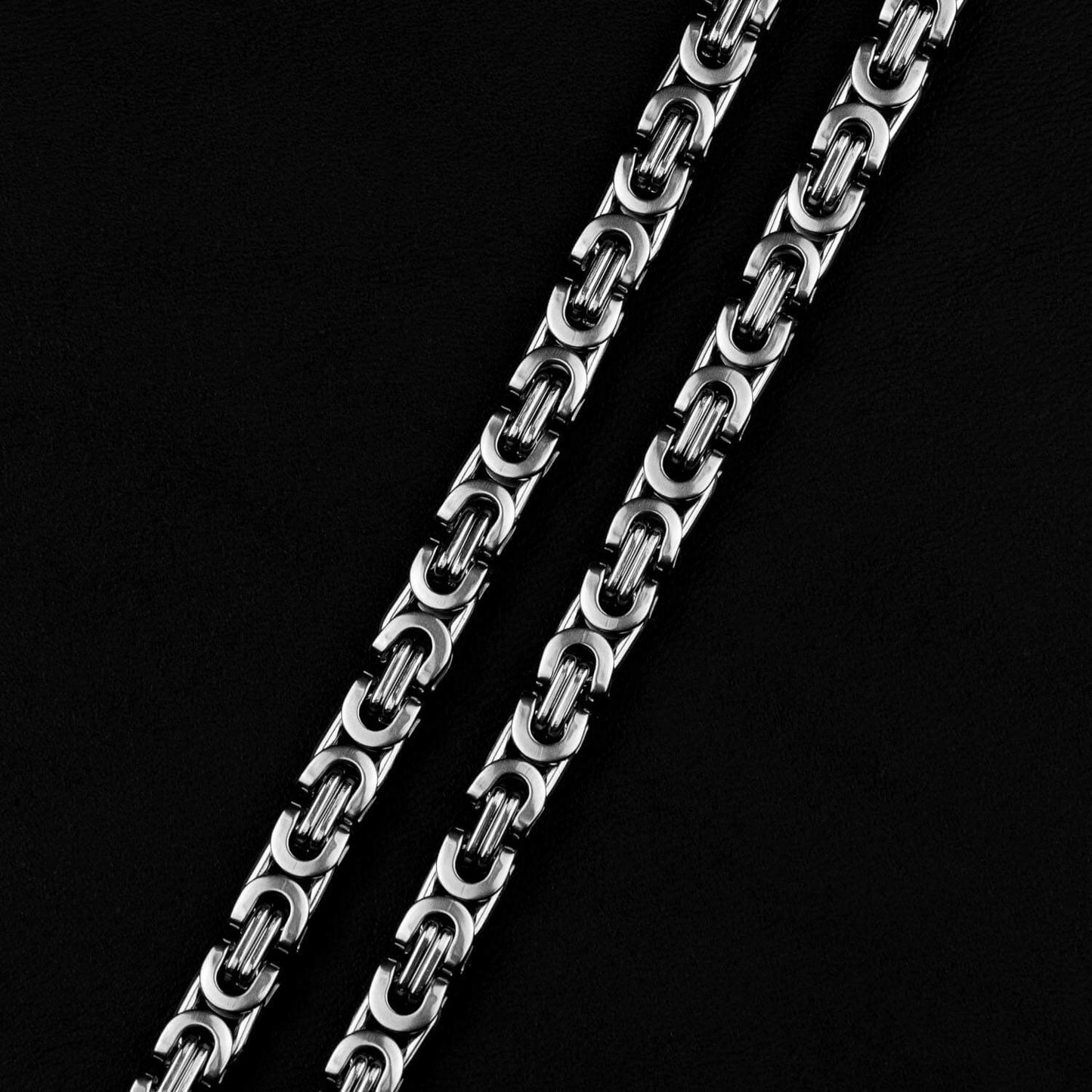 Königskette flach 6mm - Edelstahl