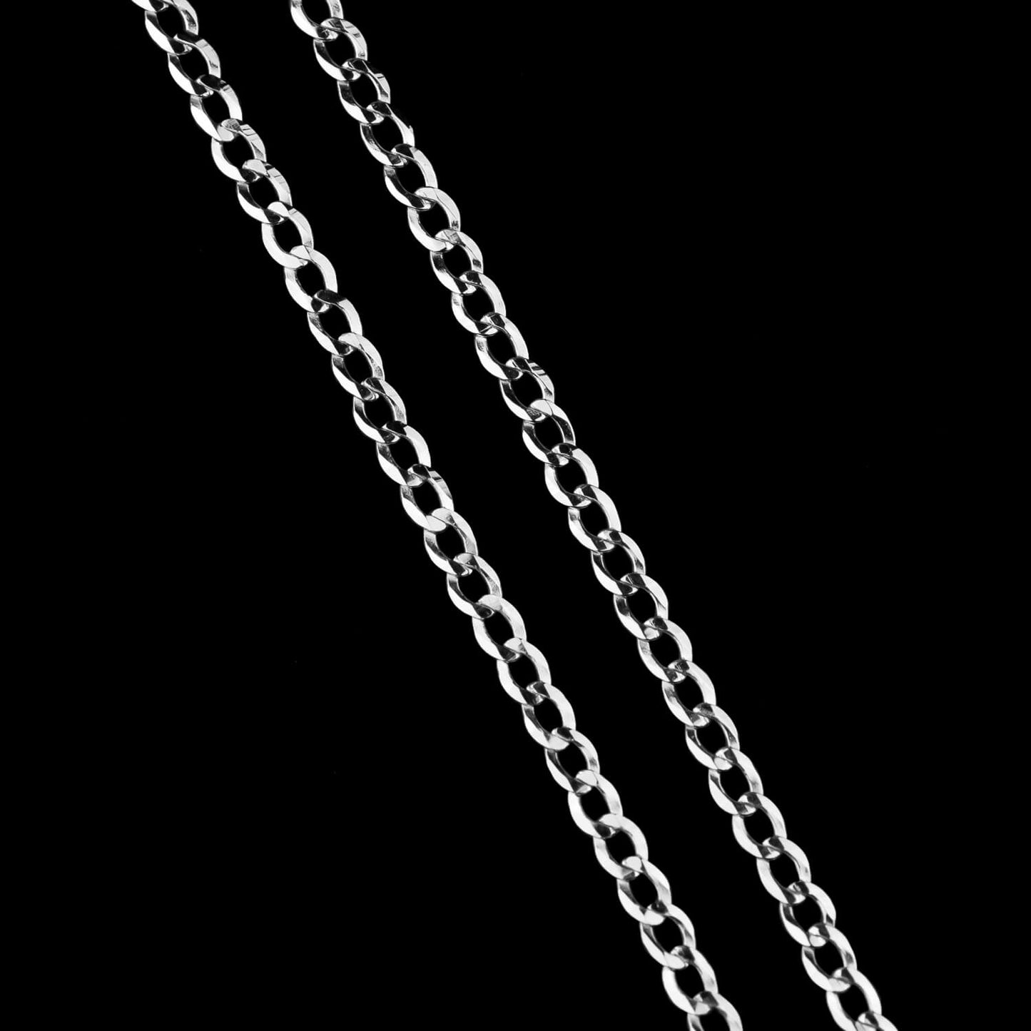 Panzerkette 4mm - 925 Silber