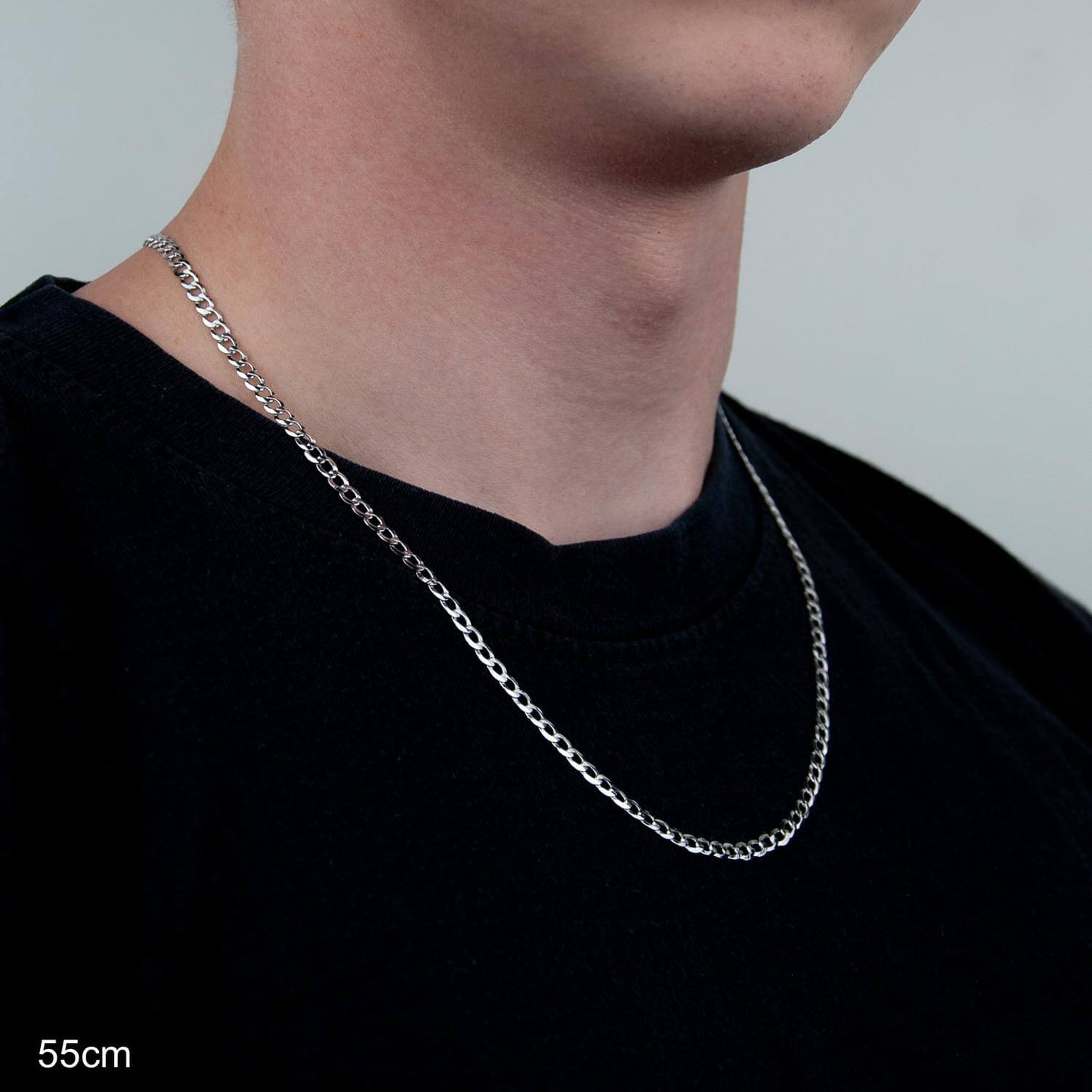 Panzerkette 4mm - 925 Silber