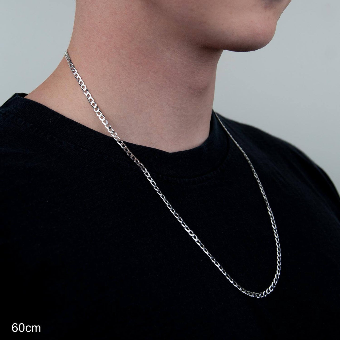 Panzerkette 4mm - 925 Silber