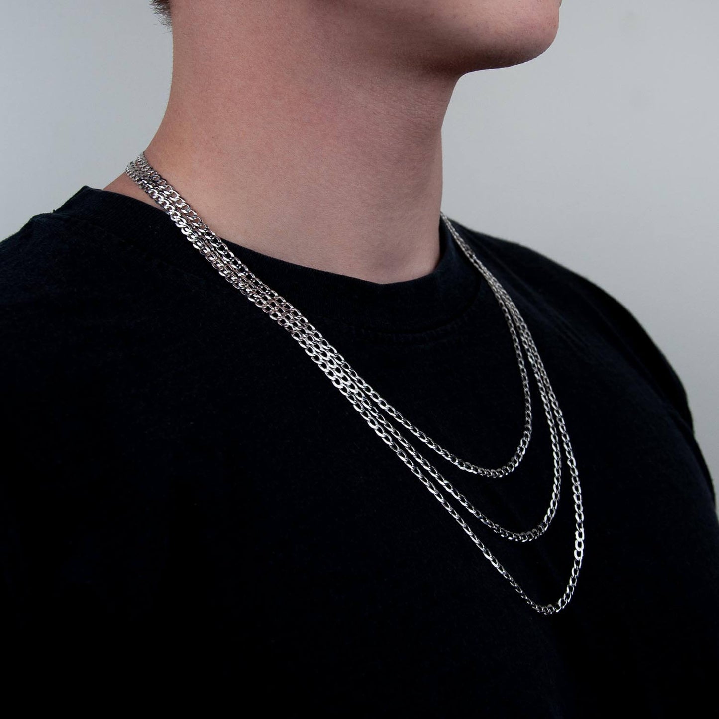 Panzerkette 4mm - 925 Silber