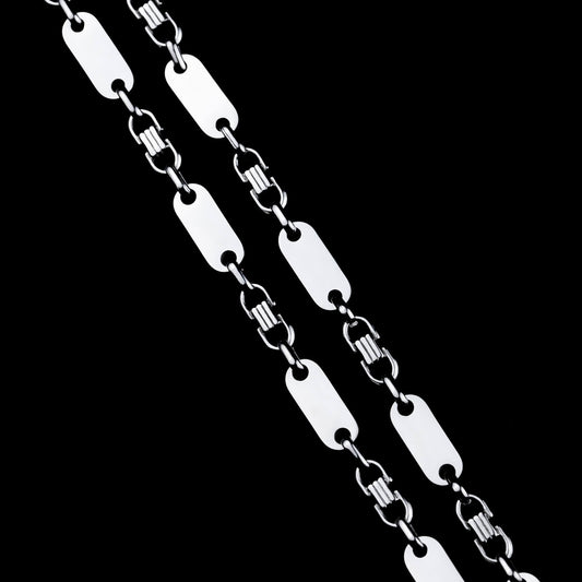 Plattenkette 6mm - Edelstahl