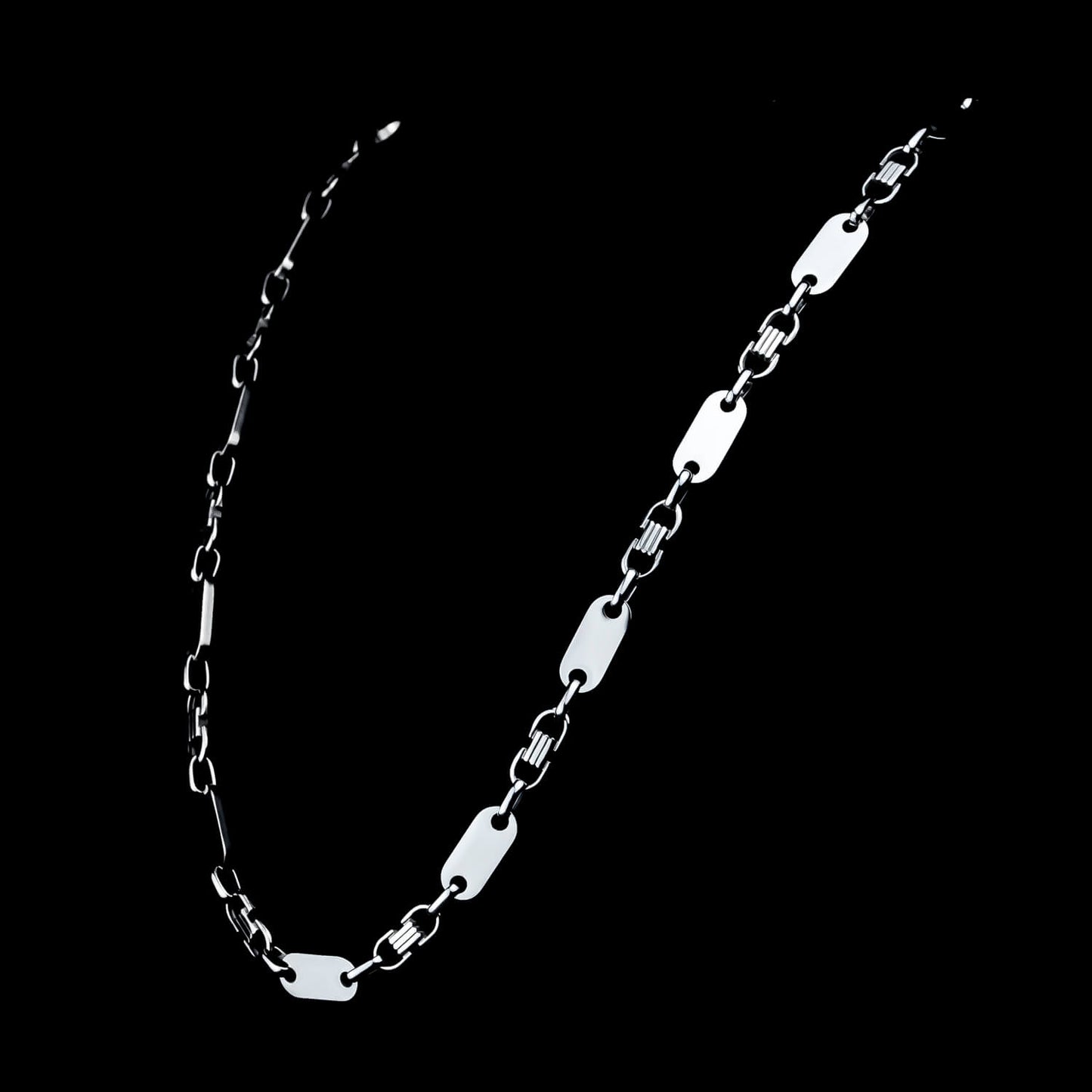 Plattenkette 8mm - Edelstahl