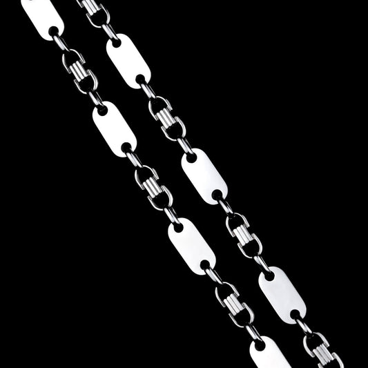Plattenkette 8mm - Edelstahl