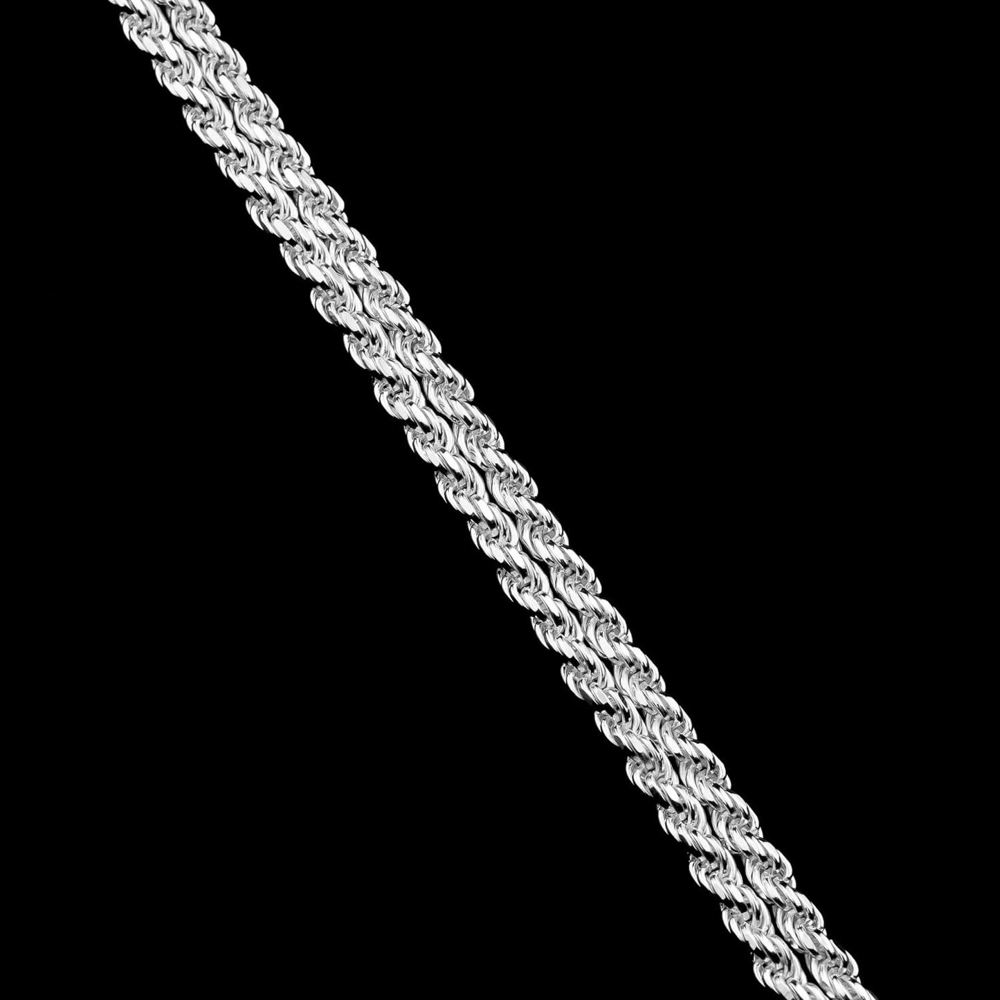 Rope Chain 5mm - 925 Silber
