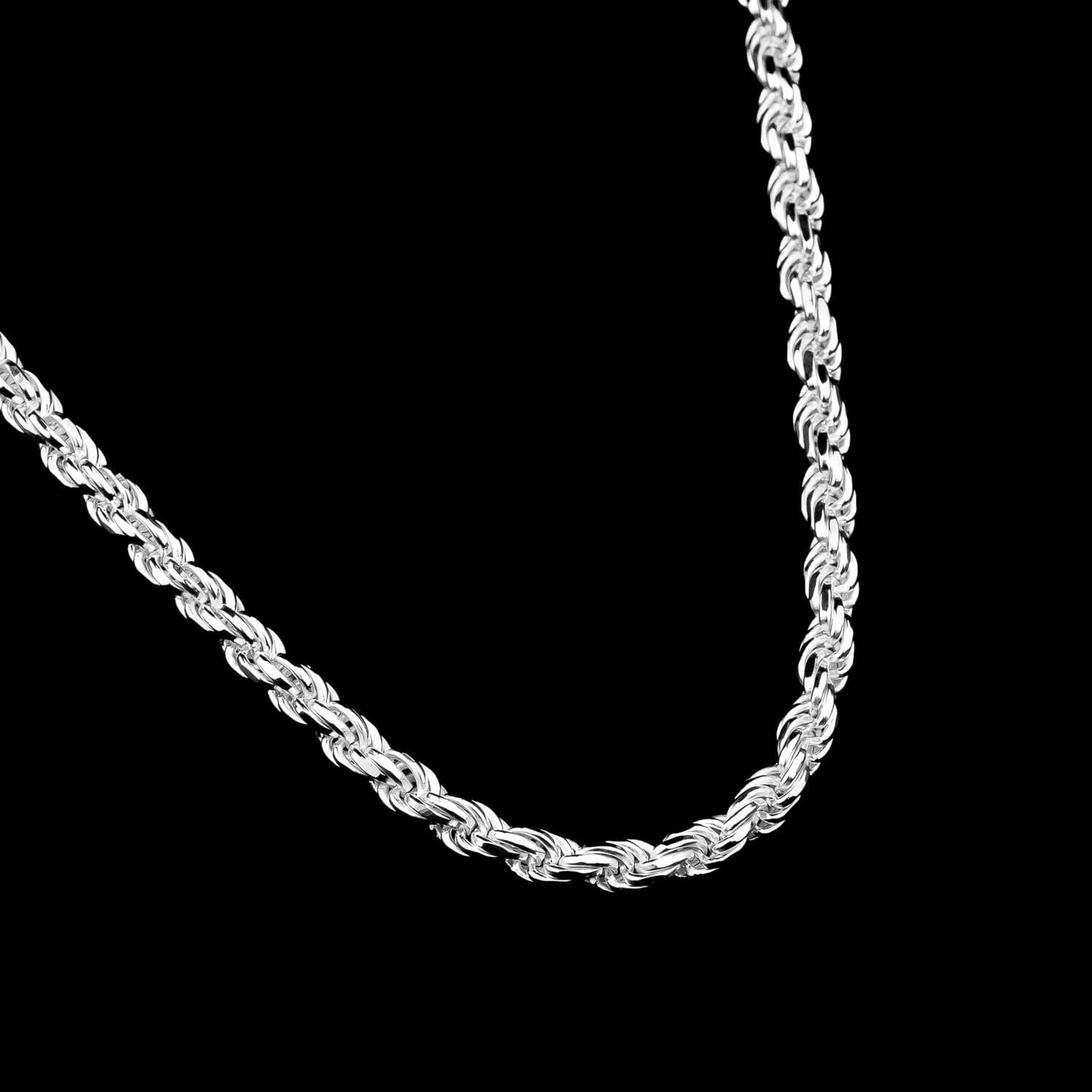 Rope Chain 5mm - 925 Silber