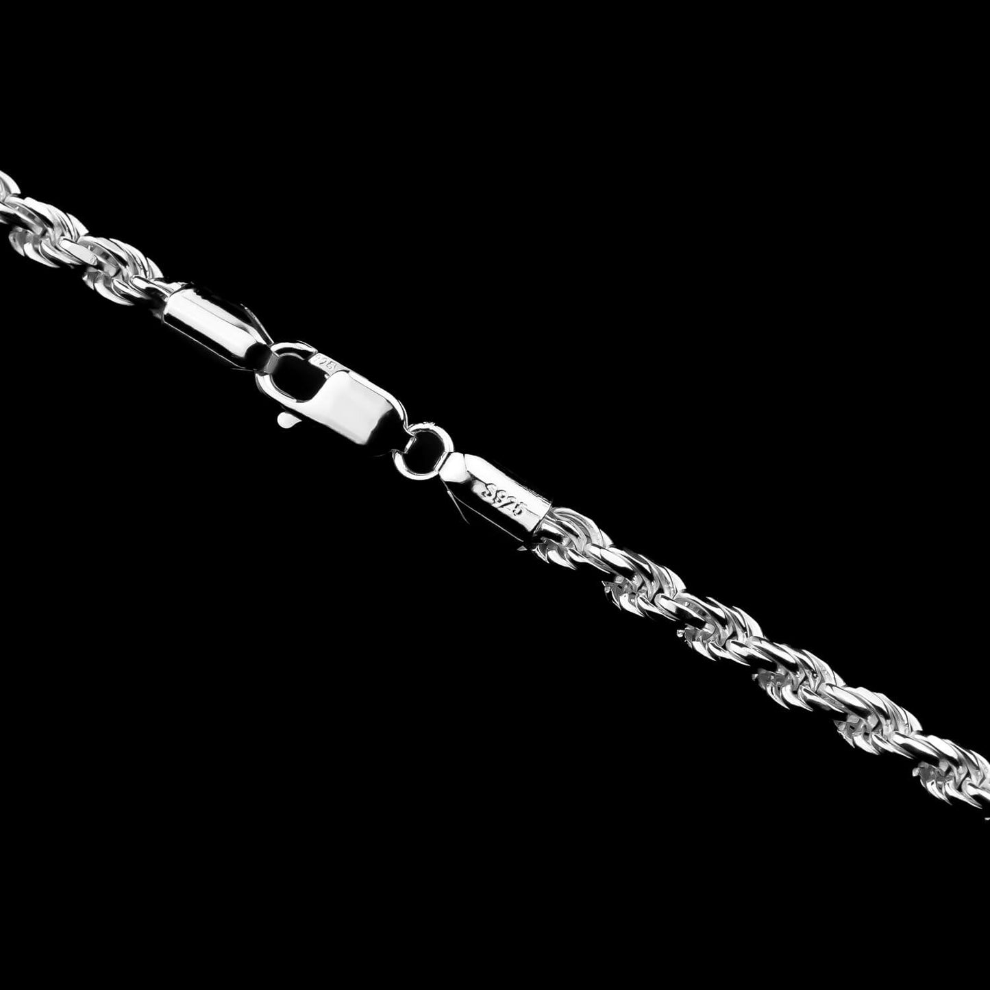 Rope Chain 5mm - 925 Silber