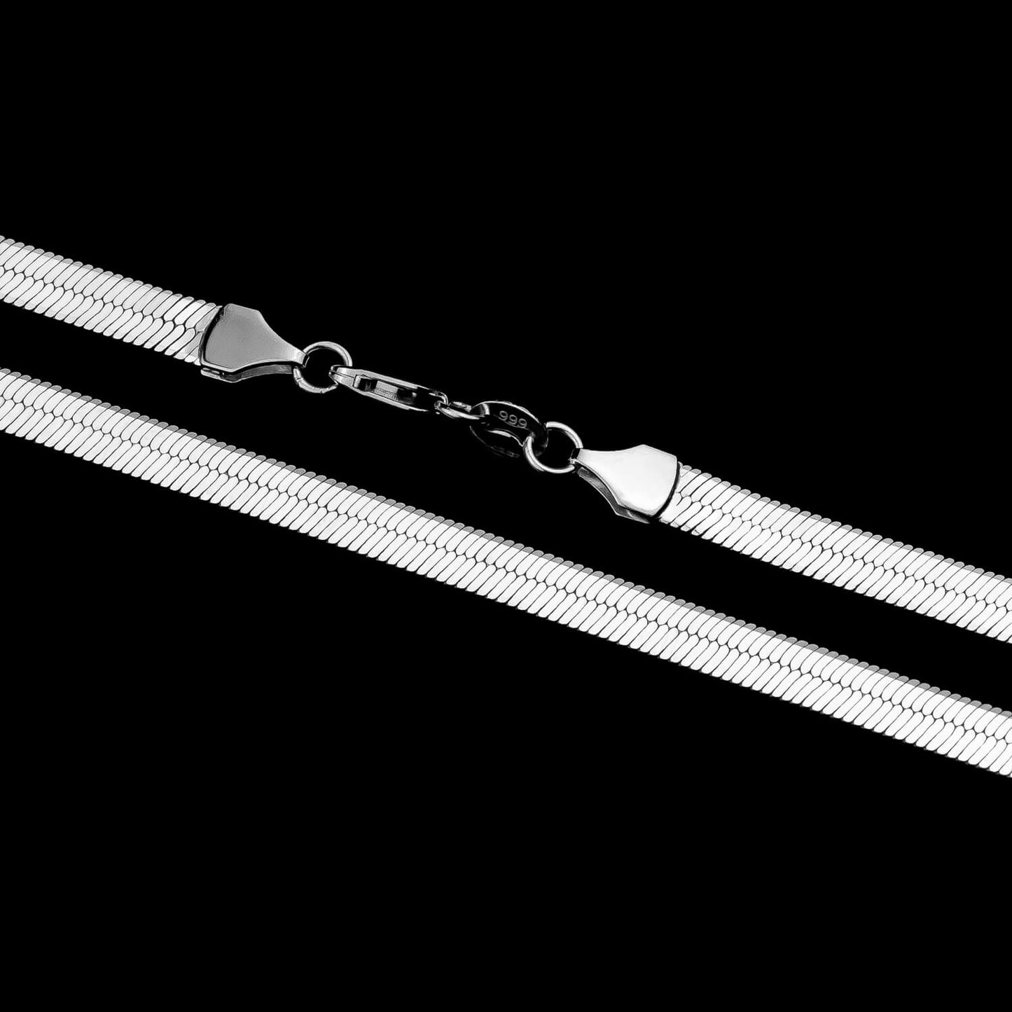 Schlangenkette 5mm - 999 Feinsilber