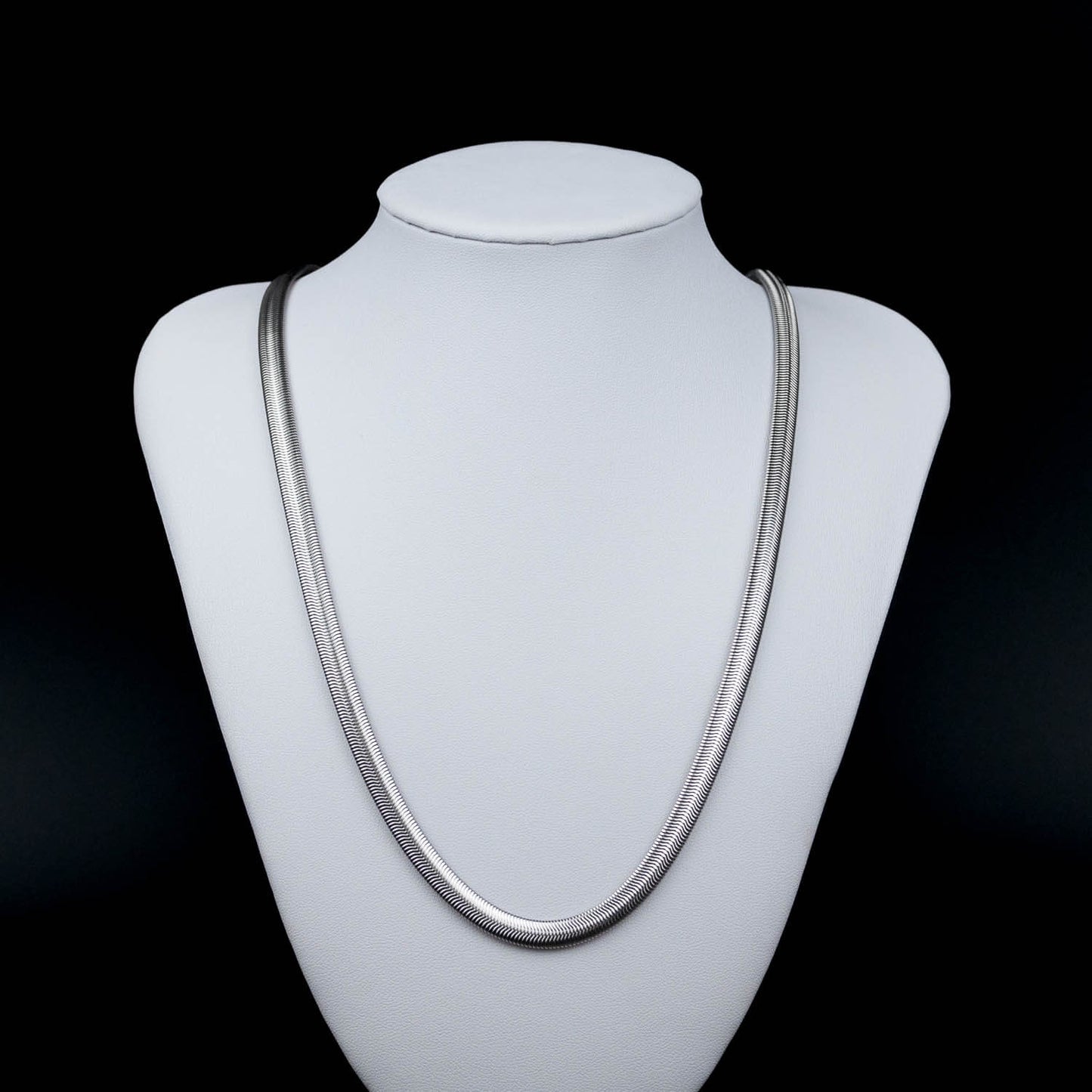 Schlangenkette 6mm - Edelstahl