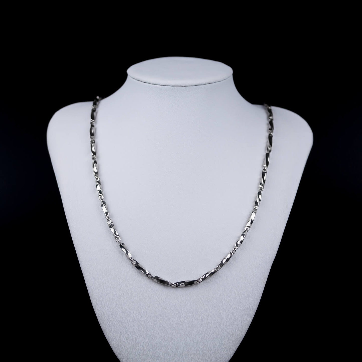 Twisted Bullet Chain 4mm - Edelstahl