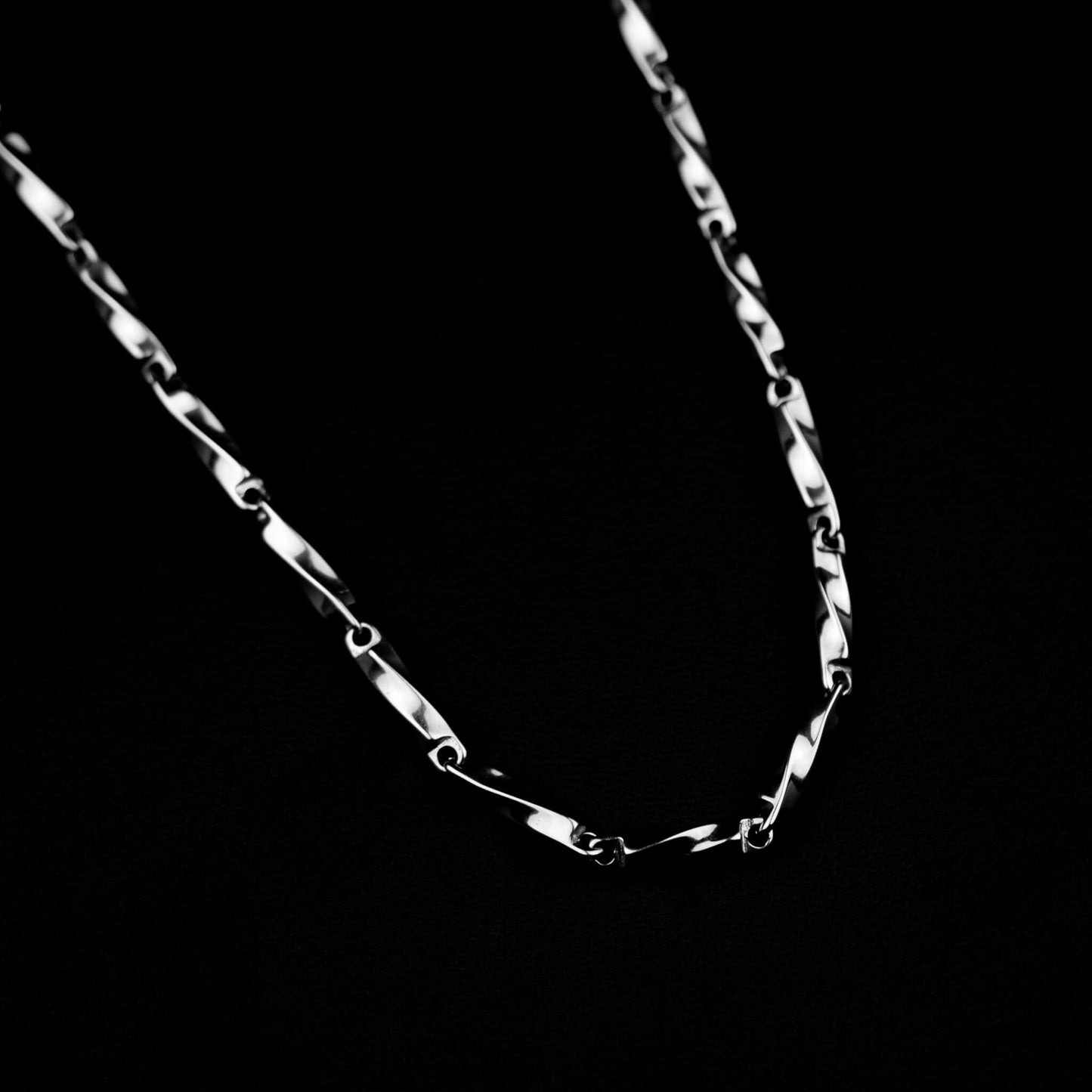 Twisted Bullet Chain 4mm - Edelstahl