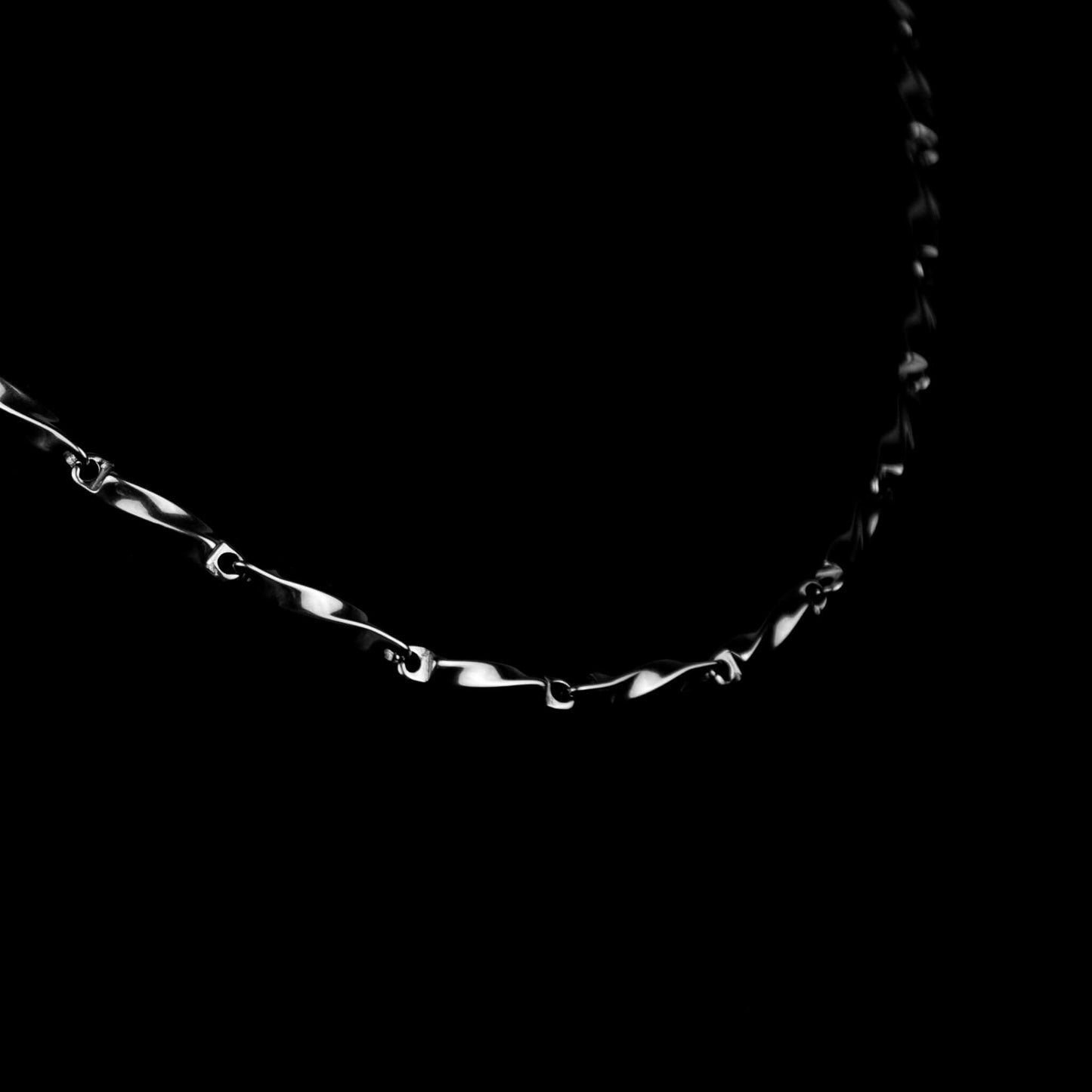 Twisted Bullet Chain 4mm - Edelstahl